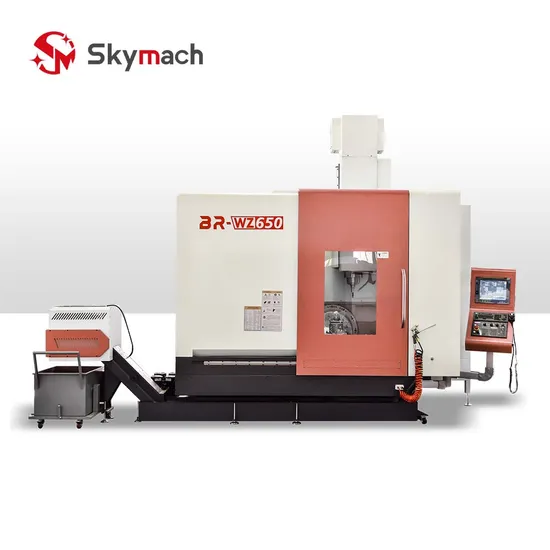 5 Axis Continuous and Simultaneous CNC Machining Center for Processing Bronze and Zinc